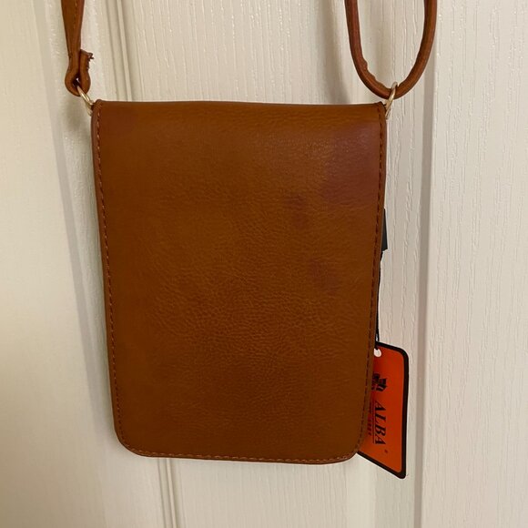 Alba faux/vegan leather cross body cell phone purse NWT - Picture 3 of 12